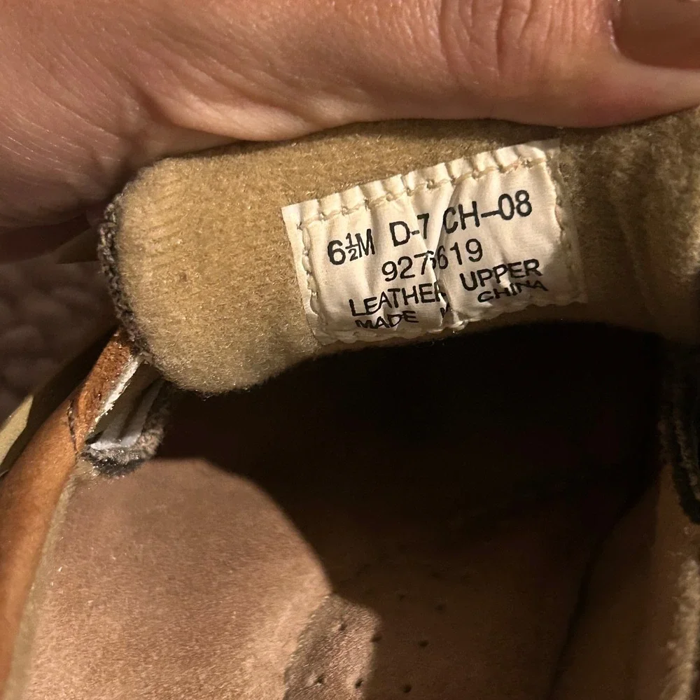 Sperry Top-Sider Mens Tan Beige Leather 6.5M Boat Shoes Loafers Classic Nautical